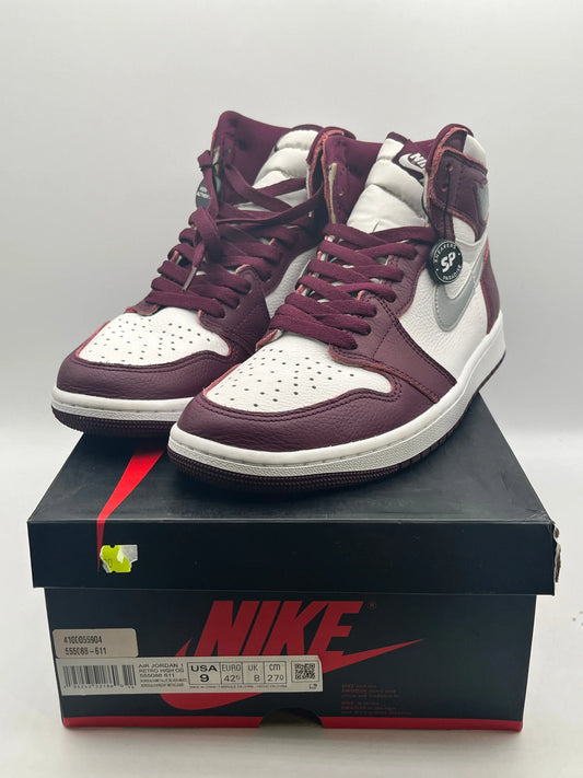 Nike Air Jordan 1 Retro High OG Bordeaux 555088-611 Size UK 8 - New Condition FRENLY BRICKS - Open 7 Days