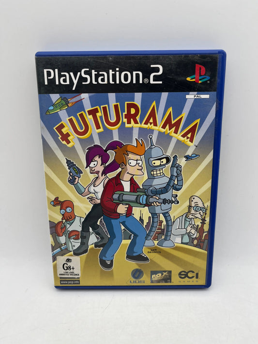 PlayStation 2 PS2 Futurama (PAL) 2003 FRENLY BRICKS - Open 7 Days