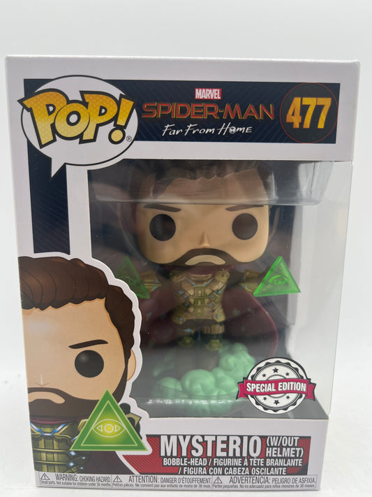 Funko Pop! Spider-Man Far from Home Mysterio Without Helmet #477 - photo 1