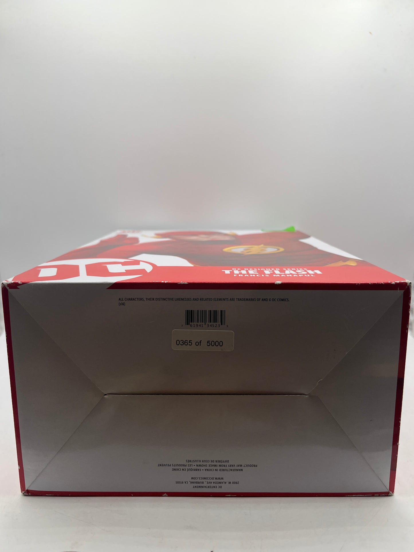 DC Designer Series “The Flash” 9” Limited Edition Statue – #0365 of 5000