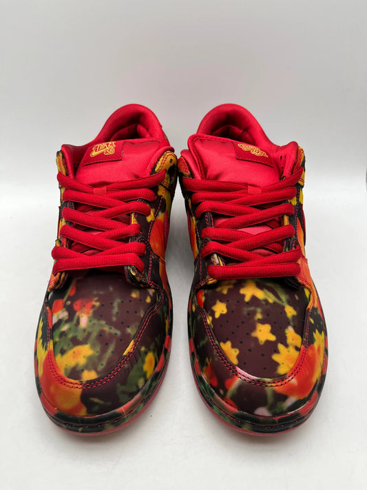 Nike Dunk SB Low X The Wizard of Oz Poppy Field FZ1291-600 Size Mens Uk 10 - Complete FRENLY BRICKS - Open 7 Days