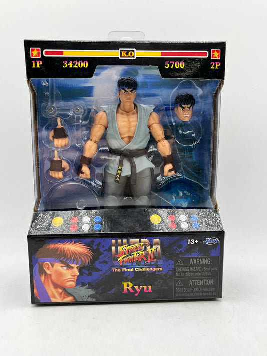 Jada Toys Ultra Street Fighter II Ryu Player 2 Grey Paulmartstore Exclusive - Sealed FRENLY BRICKS - Open 7 Days