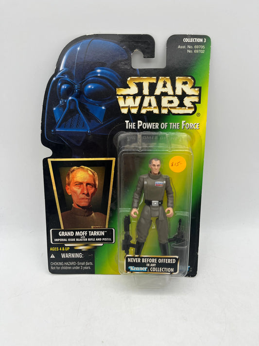 Star Wars Power of the Force Grand Moff Tarkin Action Figure 1996 FRENLY BRICKS - Open 7 Days