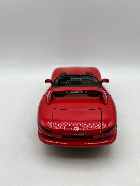 1:18 Burago Dodge Viper RT-10 Roadster 1993 in Red - Diecast Model Car FRENLY BRICKS - Open 7 Days