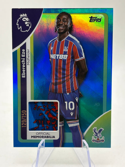 Eberechi Eze 2025-26 Topps Premier League Patch /150 FRENLY BRICKS - Open 7 Days
