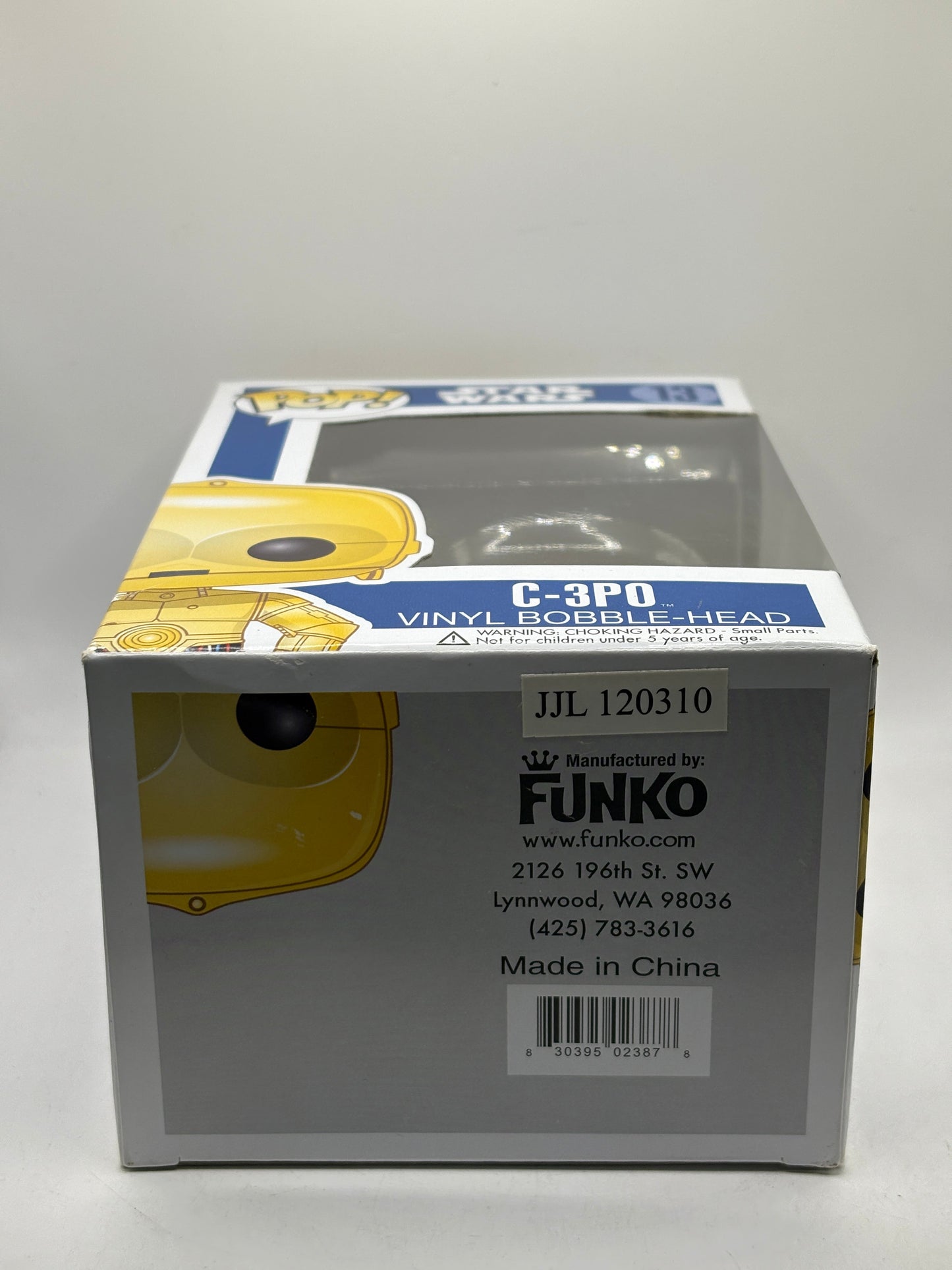 Funko POP! Star Wars #13 C-3PO Vinyl Bobble Head 2012 Big Text FRENLY BRICKS - Open 7 Days