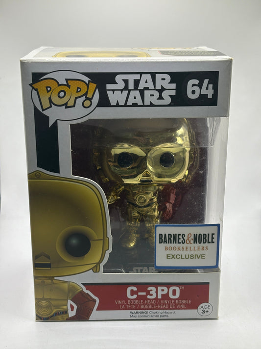 Funko POP! Star Wars #64 C-3PO Barnes & Noble Exclusive FRENLY BRICKS - Open 7 Days
