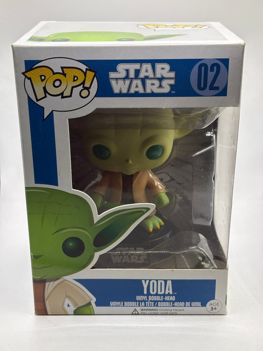 Funko POP! Star Wars #02 Yoda Vinyl Bobble Head 2016 FRENLY BRICKS - Open 7 Days