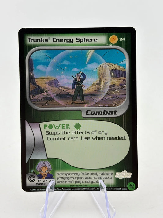 2001 Dragon Ball Z TCG - Trunks Energy Sphere 17 of 28 Rare Foil MP FRENLY BRICKS - Open 7 Days
