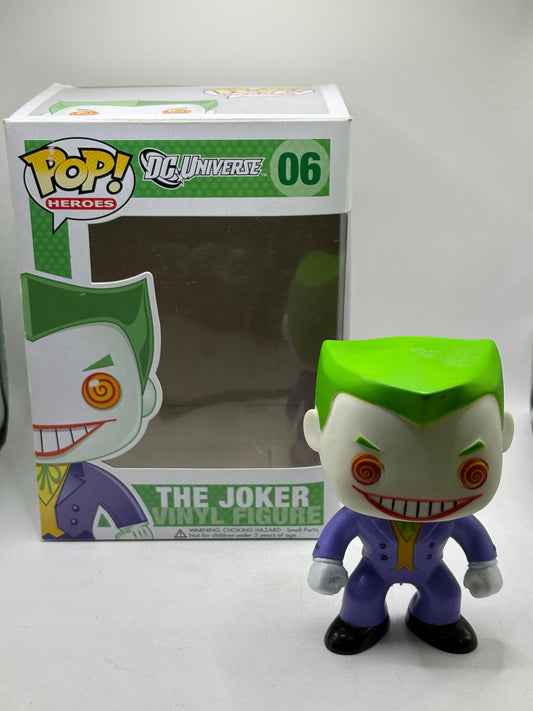 Funko POP! Heroes DC Universe #06 The Joker 2014 *NO MOULD* FRENLY BRICKS - Open 7 Days