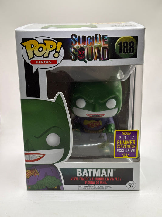 Funko POP! Heroes Suicide Squad #188 Batman 2017 Summer Exclusive FRENLY BRICKS - Open 7 Days