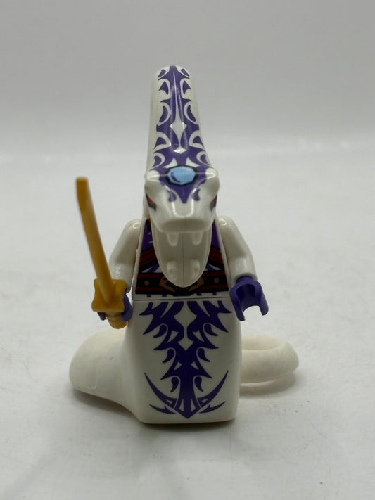 Lego Ninjago White Snake Pythor Minifigure 70750 2015 - Excellent Condition FRENLY BRICKS - Open 7 Days