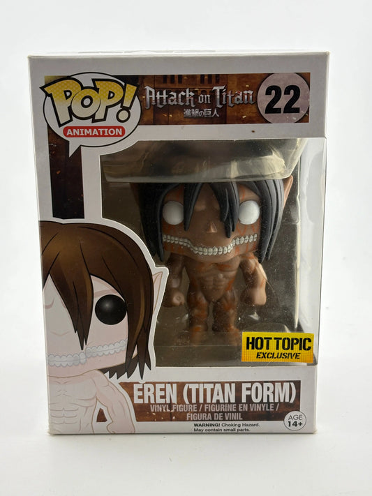 Funko POP! Animation Attack on Titan #22 Eren (Titan Form) Hot Topic Exclusive FRENLY BRICKS - Open 7 Days