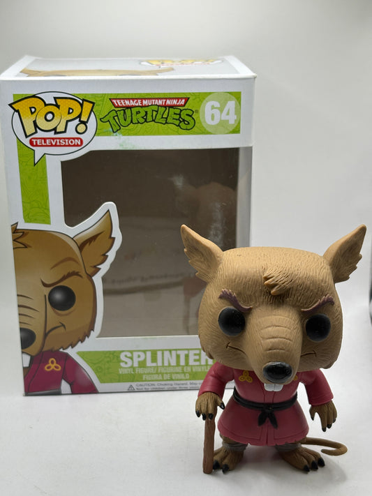 Funko POP! Television TMNT #64 Splinter Vinyl Figure *NO MOULD* FRENLY BRICKS - Open 7 Days