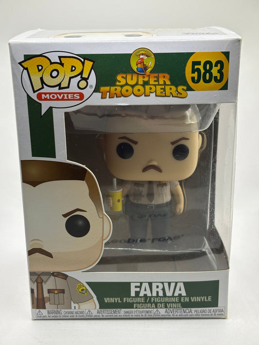 Funko POP! Movies Super Trooper #583 Farva Vinyl Figure FRENLY BRICKS - Open 7 Days