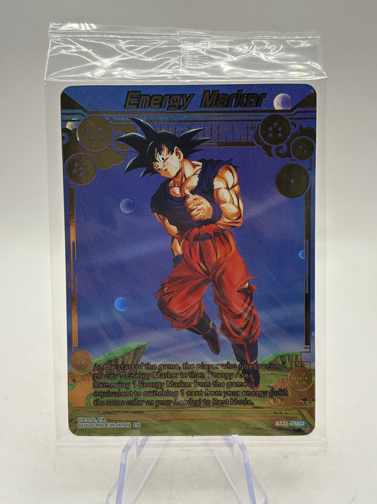 Dragon Ball Super Masters - Energy Marker BT31-EM02 GOLD SEALED FRENLY BRICKS - Open 7 Days