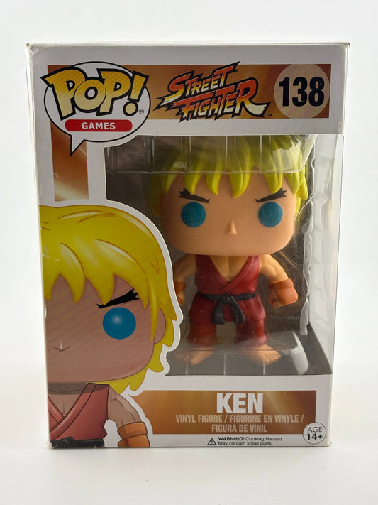 Funko POP! Games Street Fighter #138 Ken Vinyl Figure FRENLY BRICKS - Open 7 Days