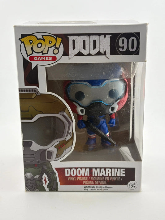 Funko POP! Games DOOM #90 Doom Marine Vinyl Figure FRENLY BRICKS - Open 7 Days