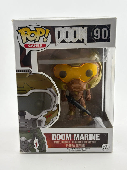 Funko POP! Games DOOM #90 Doom Marine (Green) Vinyl Figure FRENLY BRICKS - Open 7 Days