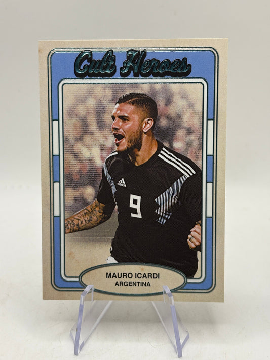 2025 Futera Unique World Football Mauro Icardi #CH06 - Club Heroes 16/16 Book End FRENLY BRICKS - Open 7 Days