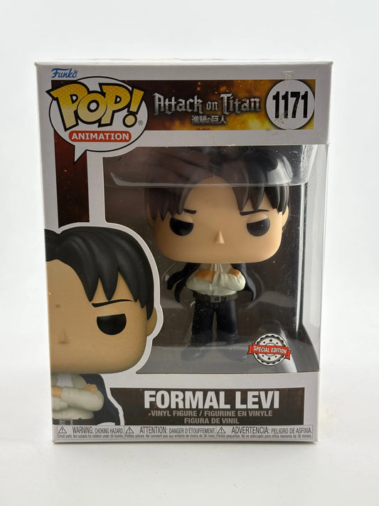 Funko POP! Animation Attack on Titan #1171 Formal Levi Special Edition FRENLY BRICKS - Open 7 Days