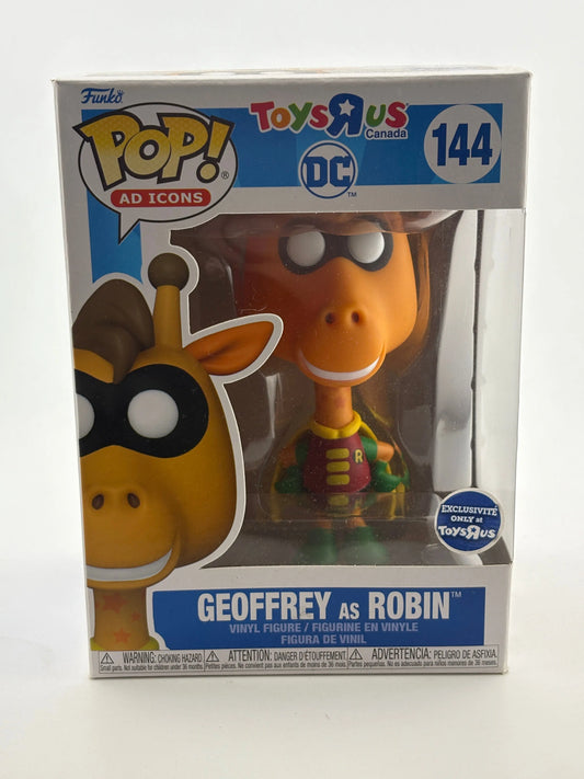 Funko POP! Ad Icons Toys R Us x DC #144 Geoffrey as Robin Canada Exclusive FRENLY BRICKS - Open 7 Days