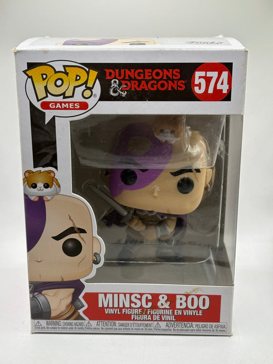 Funko POP! Games Dungeons & Dragons #574 Minsc & Boo Vinyl Figure *Box Damage* FRENLY BRICKS - Open 7 Days
