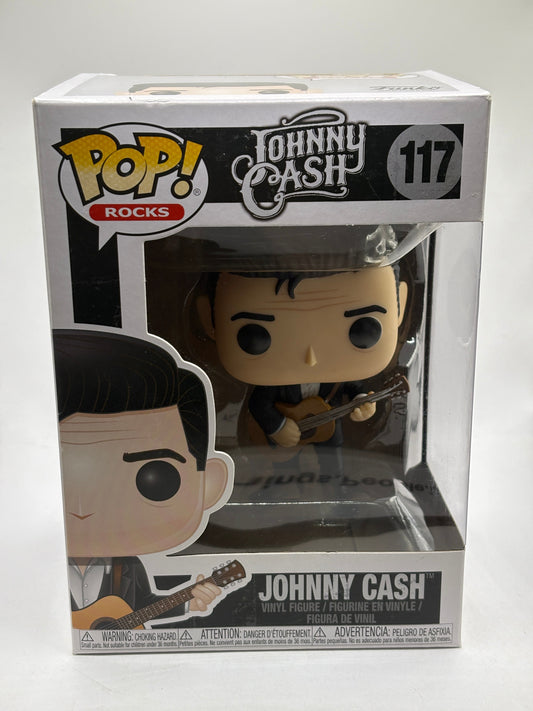Funko POP! Rocks Johnny Cash #117 Johnny Cash Vinyl Figure FRENLY BRICKS - Open 7 Days
