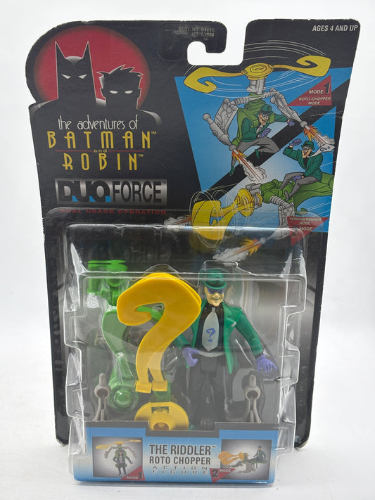 Vintage Kenner Batman & Robin The Riddler Roto Chopper Figure MOC Sealed 1997 FRENLY BRICKS - Open 7 Days