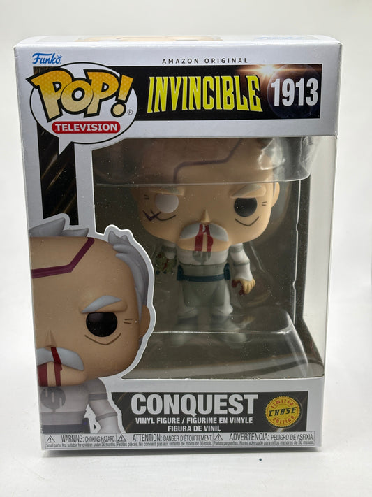 Funko POP! Television Invincible #1913 Conquest Limited Chase FRENLY BRICKS - Open 7 Days