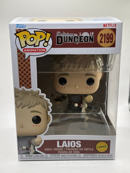 Funko POP! Animation Delicious Dungeon #2199 Laios Limited Chase FRENLY BRICKS - Open 7 Days