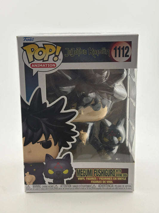 Funko POP! Animation Jujutsu Kaisen #1112 Megumi Fushiguro with Divine Dog FRENLY BRICKS - Open 7 Days