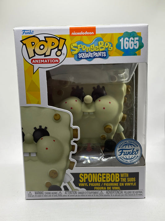 Funko POP! Animation Sponge Bob #1665 Spongebob with the Sudd Special Edition FRENLY BRICKS - Open 7 Days