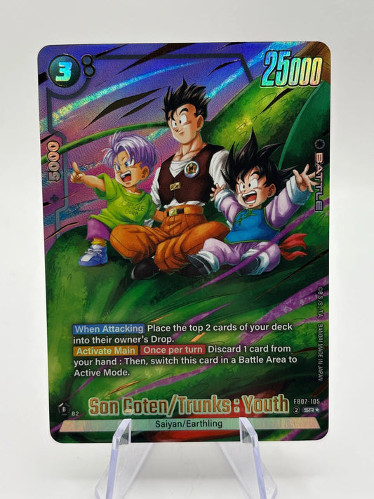 Dragon Ball Super Fusion World - Son Goten/Trunks : Youth FB07-105 NM FRENLY BRICKS - Open 7 Days