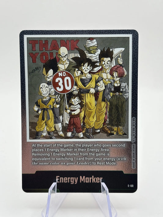 Dragon Ball Super Fusion World - Energy Marker E-60 Manga Booster FRENLY BRICKS - Open 7 Days