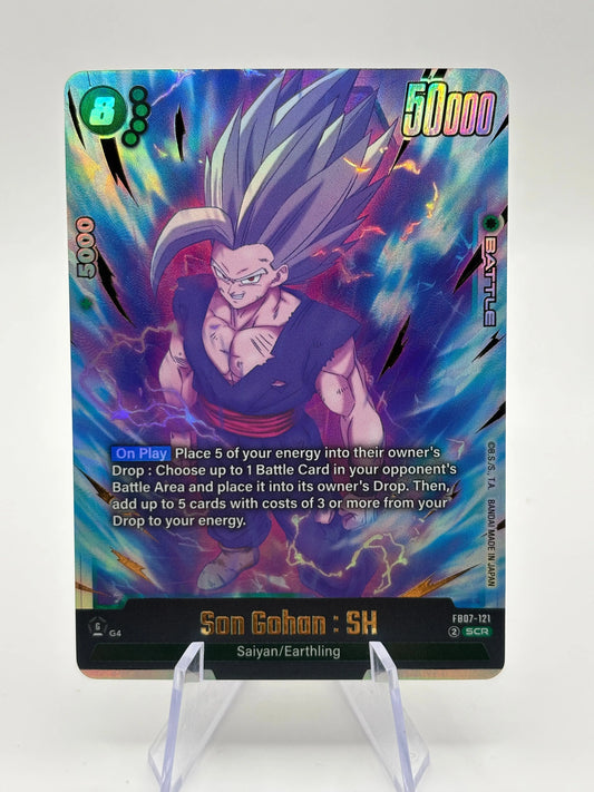 Dragon Ball Super Fusion World - Son Gohan : SH FB07-121 Secret Rare FRENLY BRICKS - Open 7 Days