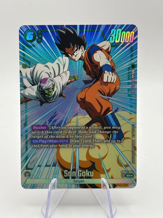 Dragon Ball Super Fusion World - Son Goku FB03-064 SR* Alt Art Nm FRENLY BRICKS - Open 7 Days