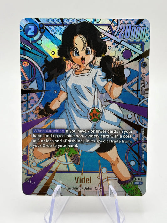 Dragon Ball Super Fusion World - Videl FB03-042 SR* Alt Art FRENLY BRICKS - Open 7 Days