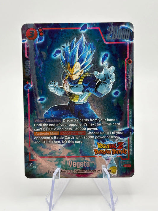 Dragon Ball Super Fusion World - Vegeta FB03-020 SR* Alt Art Dokkan FRENLY BRICKS - Open 7 Days