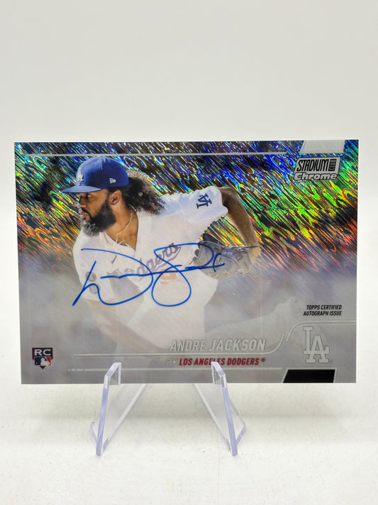 2022 Topps Stadium Chrome SCCBA-AJ Andre Jackson Rookie Auto 2/5 product image