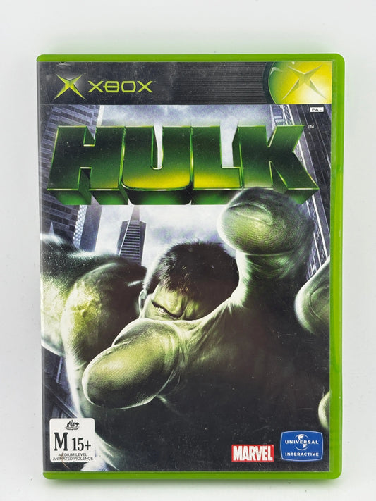 Microsoft Original Xbox - Marvel HULK 2003 Video Game No Manual FRENLY BRICKS - Open 7 Days