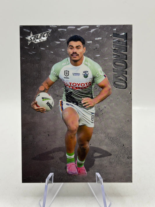 2026 Select NRL - Etched E16 Matthew Timoko 054/185 Raiders product image