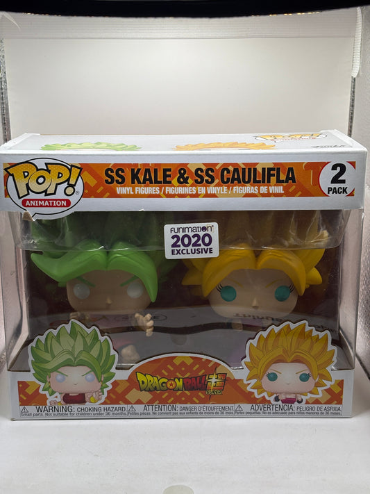 Funko POP! Dragon Ball Super 2 Pack SS Kale & SS Caulifla Funimation 2020 Exclus product image