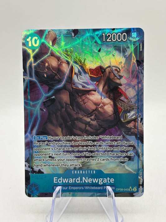 One Piece TCG EN - Edward.Newgate OP08-043 SR* Alt Art product image