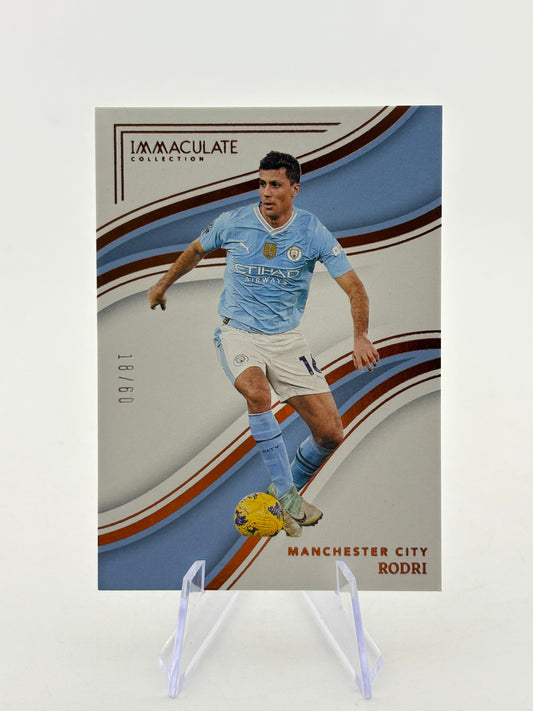 2023-24 Panini Immaculate Soccer - Rodri 18/60 #198 FRENLY BRICKS - Open 7 Days
