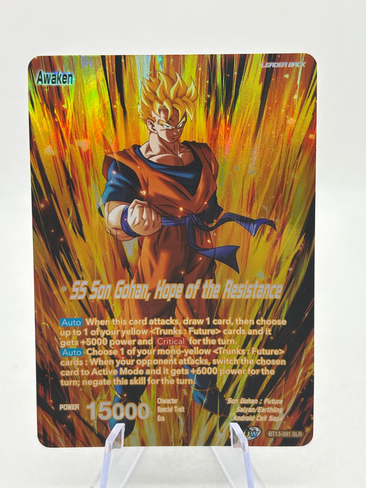 Dragon Ball Super Masters - SS Son Gohan, Hope of the Resistance BT13-091 SLR