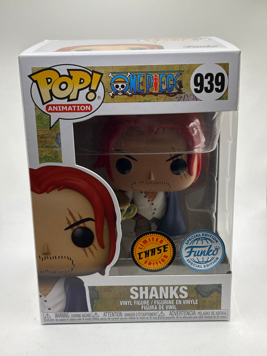 Funko POP! Animation One Piece #939 Shanks Limited Chase Special Edition