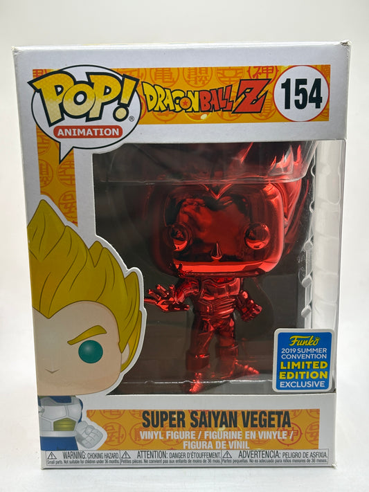 Funko POP! Animation Dragon Ball Z #154 Super Saiyan Vegeta 2019 Summer Exclusive