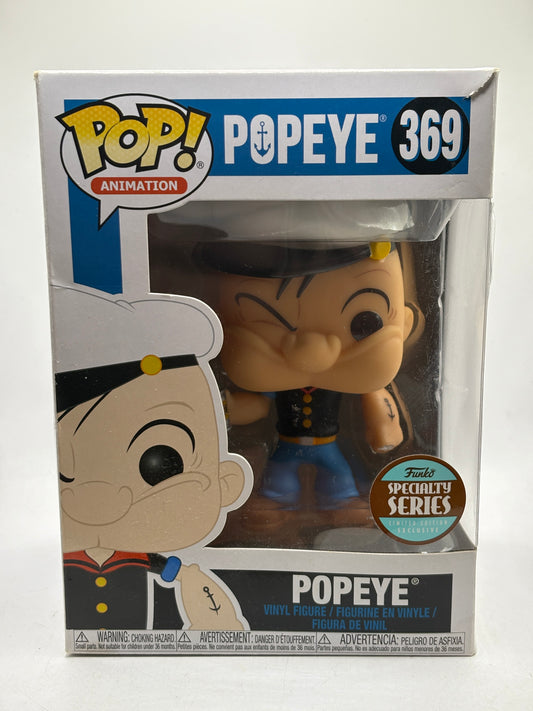Funko POP! Animation Popeye #369 Popeye Specialty Series Box Damage