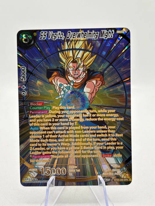 Dragon Ball Super Masters - SS Vegito, Overwhelming Might BT20-099 SPR